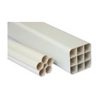 1mm-4mm Thickness UPVC Pipes And Fittings White PVC Electrical Conduit